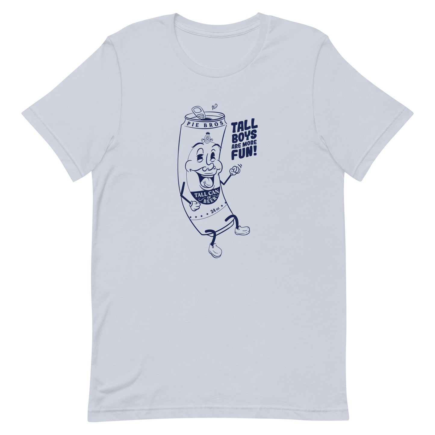 Tall Boys Beer Drinking Graphic Tee - Pie Bros