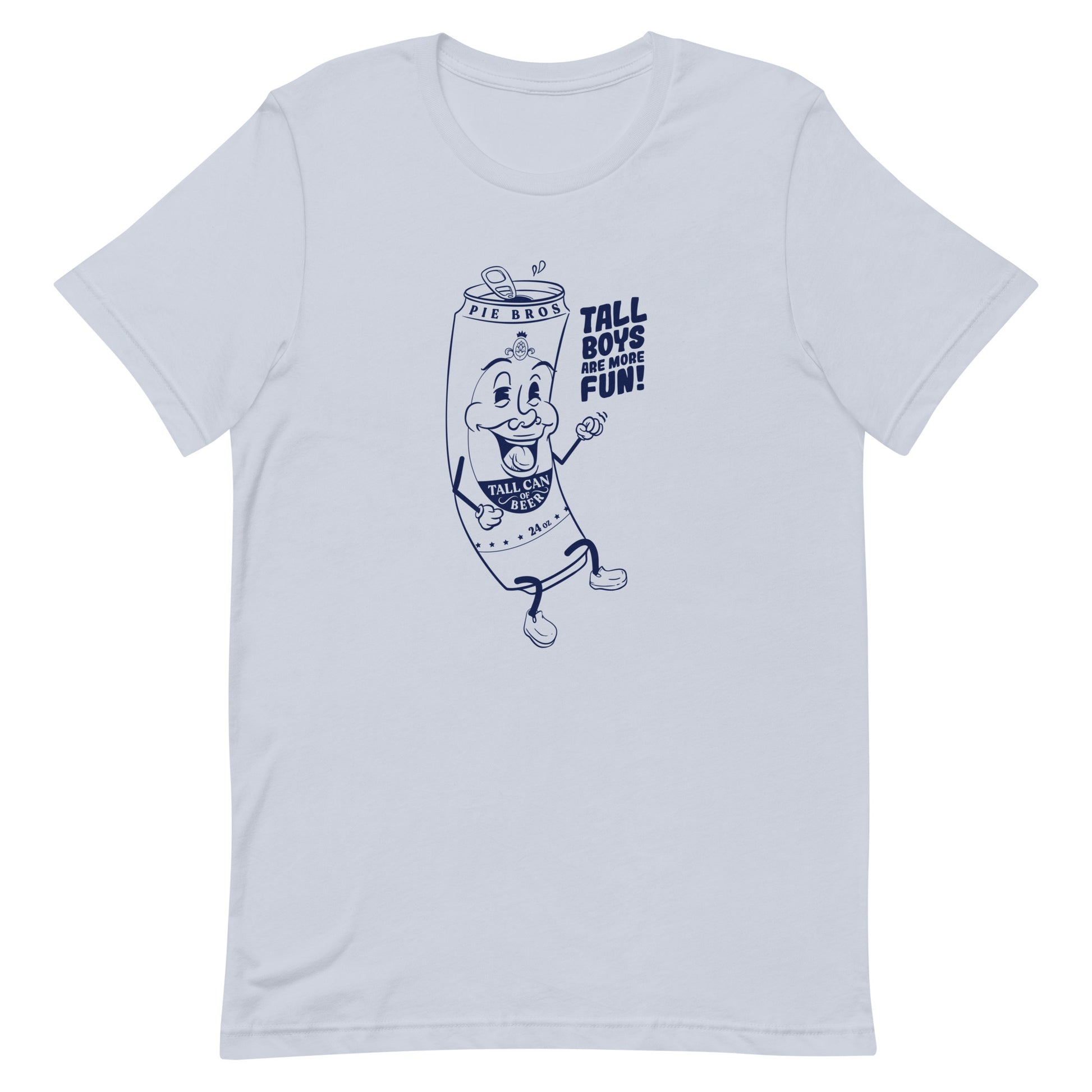 Tall Boys Beer Drinking Graphic Tee - Pie Bros