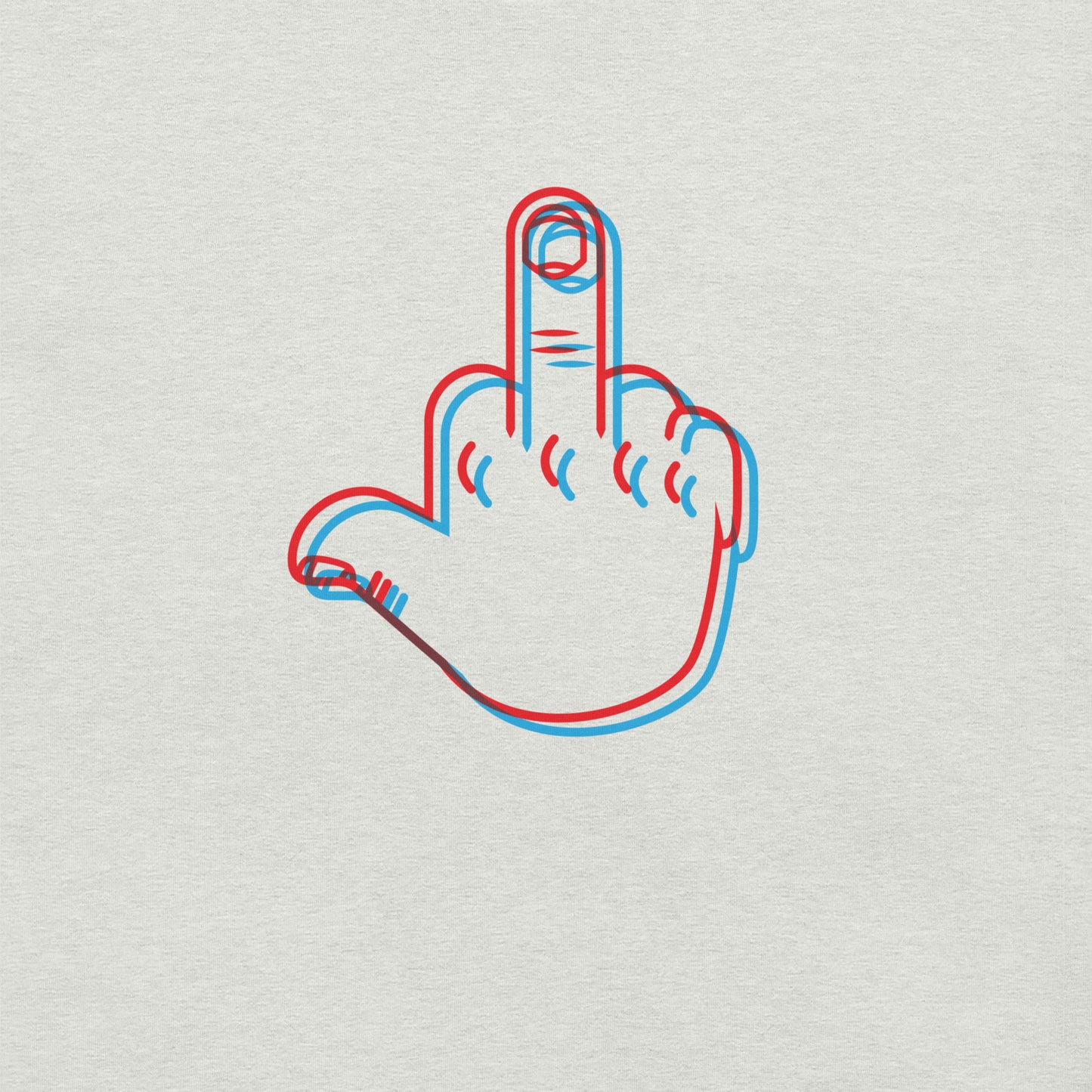 Flip Off in 3D Shirt - Pie Bros