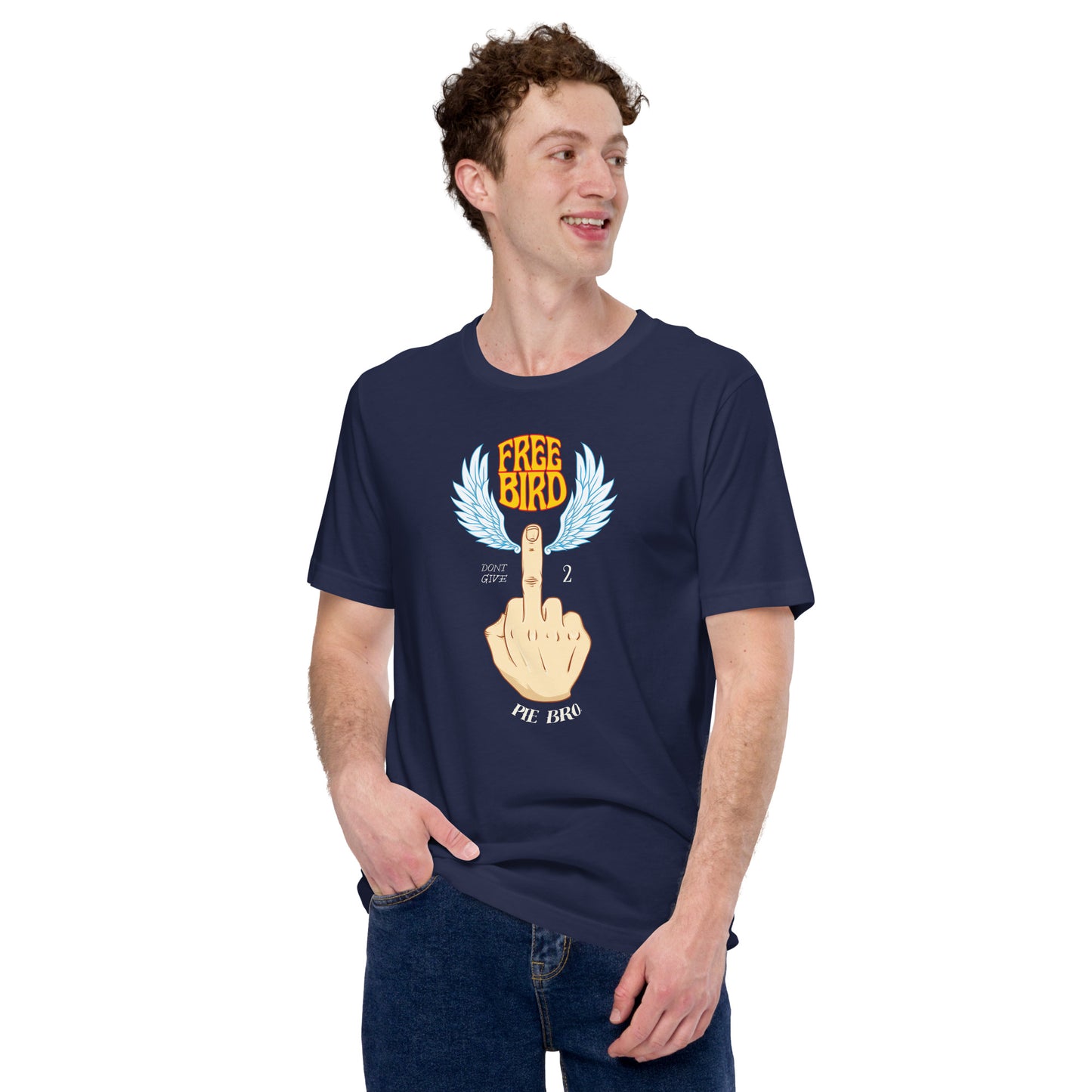 Middle Finger Graphic Tee - Pie Bros
