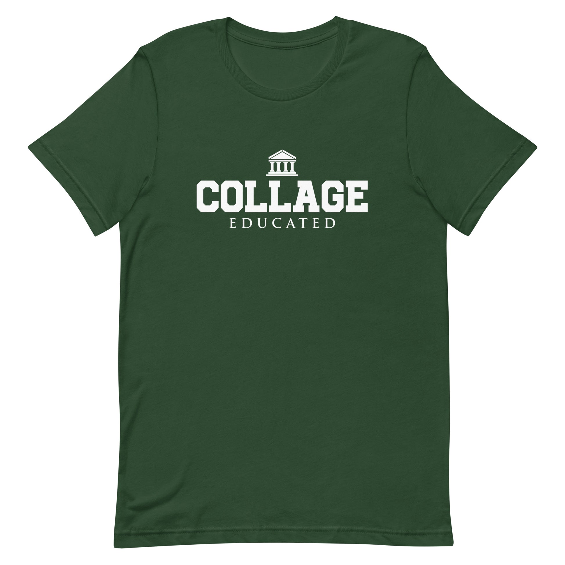 Funny Collage Educated T-Shirt - Pie Bros