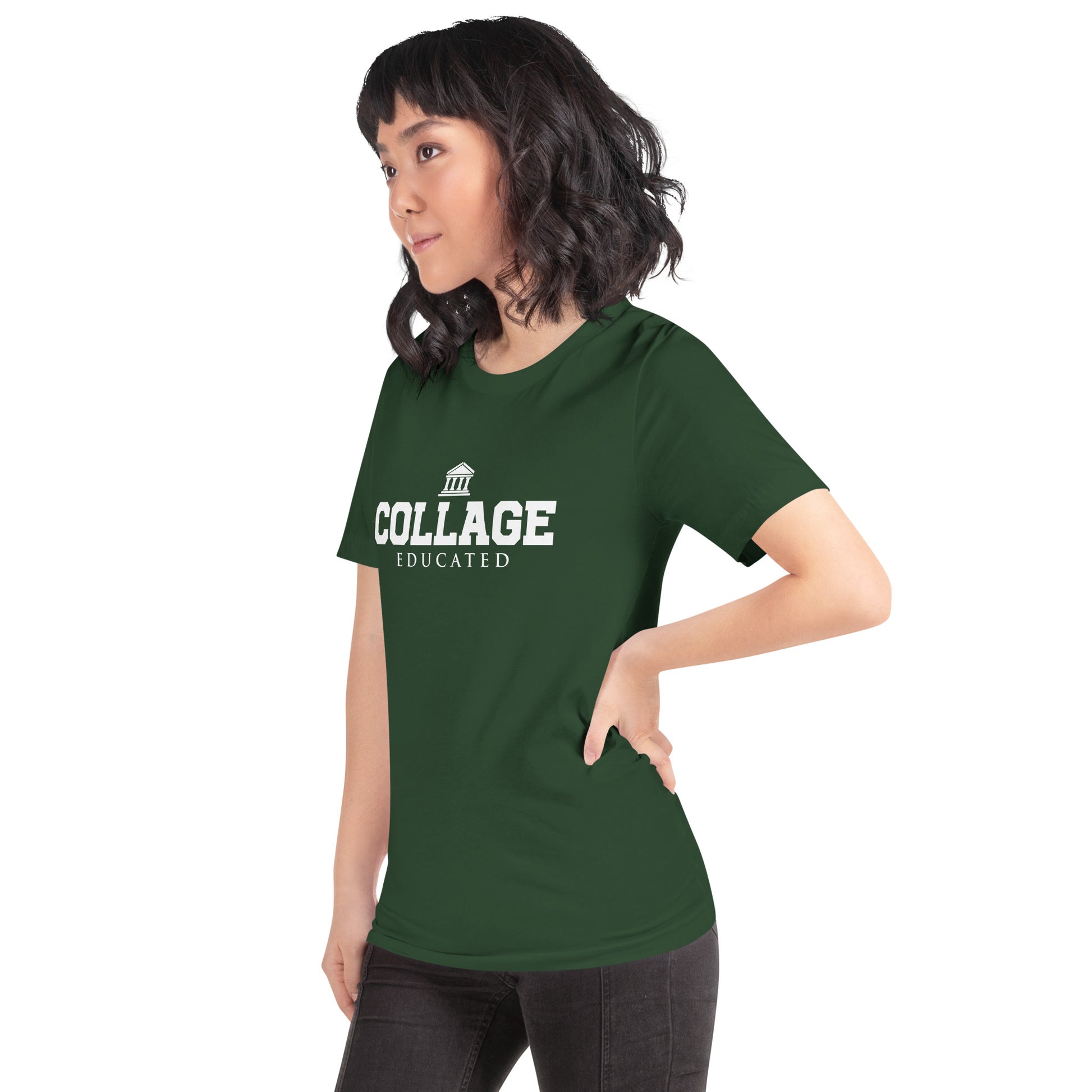 Funny Typo Collage Educated Tee - Pie Bros