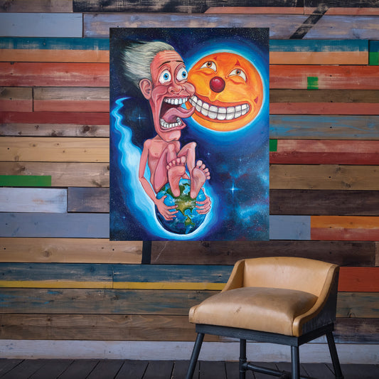 Space Cadet Original Painting - Pie Bros