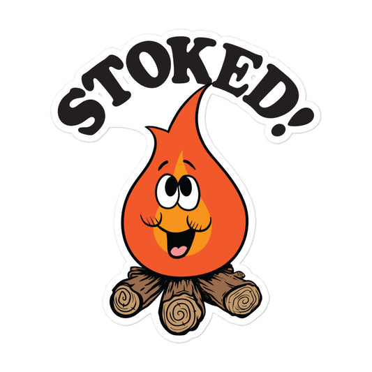 Stocked Campfire Sticker - Pie Bros