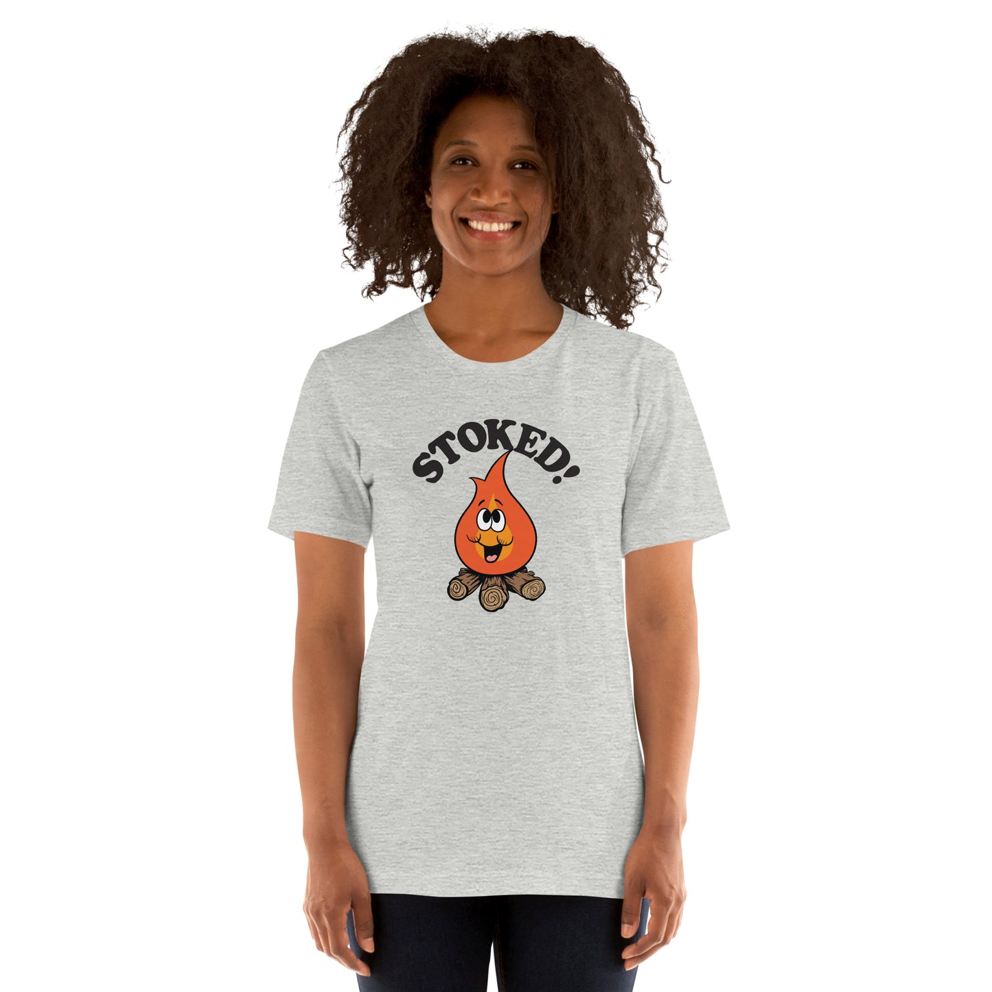A Stoked Campfire T-shirt - Pie Bros