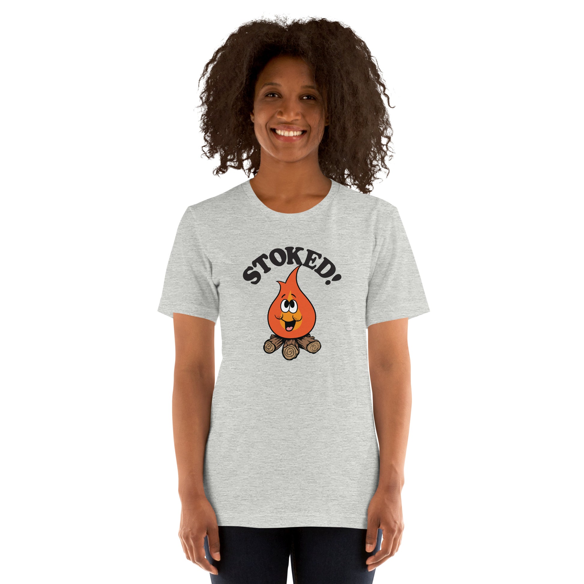 A Stoked Campfire T-shirt - Pie Bros