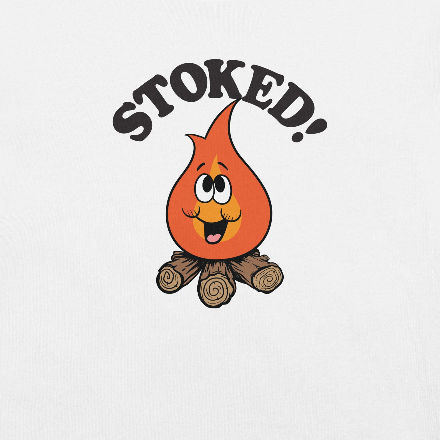 Stoked Campfire Graphic Tee - Pie Bros