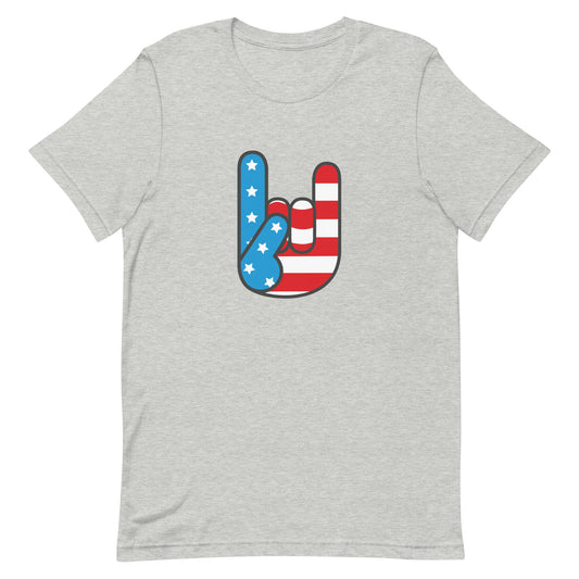USA Rock Hand T-shirt - Pie Bros