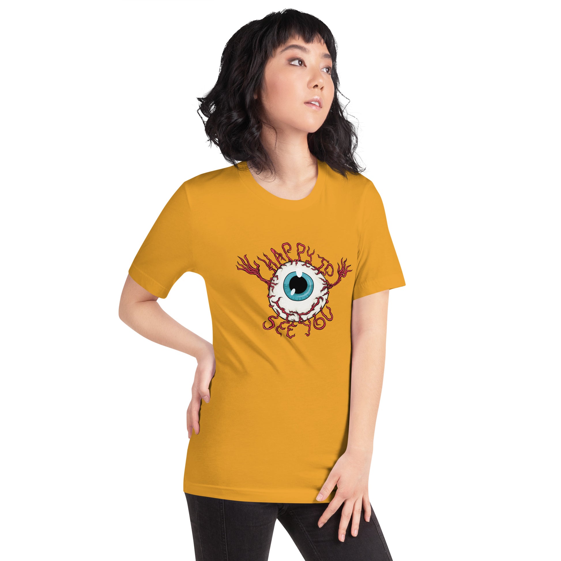 Unique Eyeball Graphic Tee - Pie Bros
