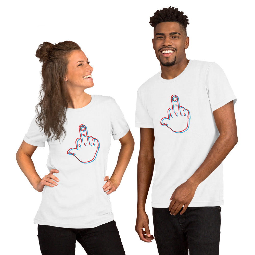 3D Flip Off  Graphic Tee for Guy and Girls - Pie Bros