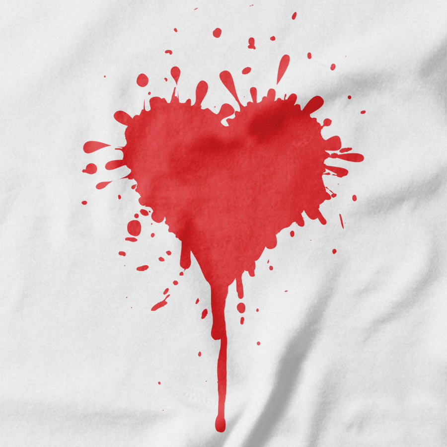 Splat Heart T-shirt - Pie Bros