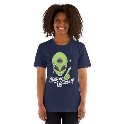 Believe in Your Self Alien Shirt - Pie Bros