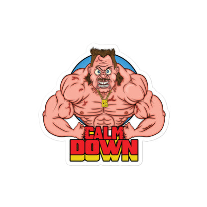 Calm Down Sticker - Pie Bros