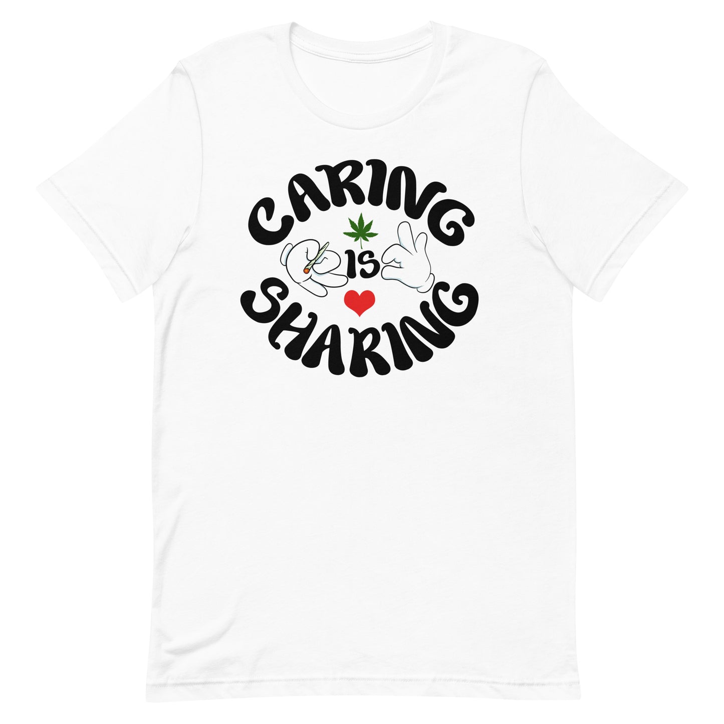 Caring is Sharing T-Shirt - Pie Bros 