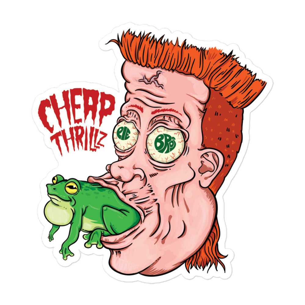 Cheap Thrills Sticker - Bold & Fun Graphic Sticker - Pie Bros