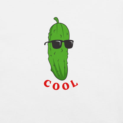 Cucumber with Sunglasses Cool T-shirt - Pie Bros