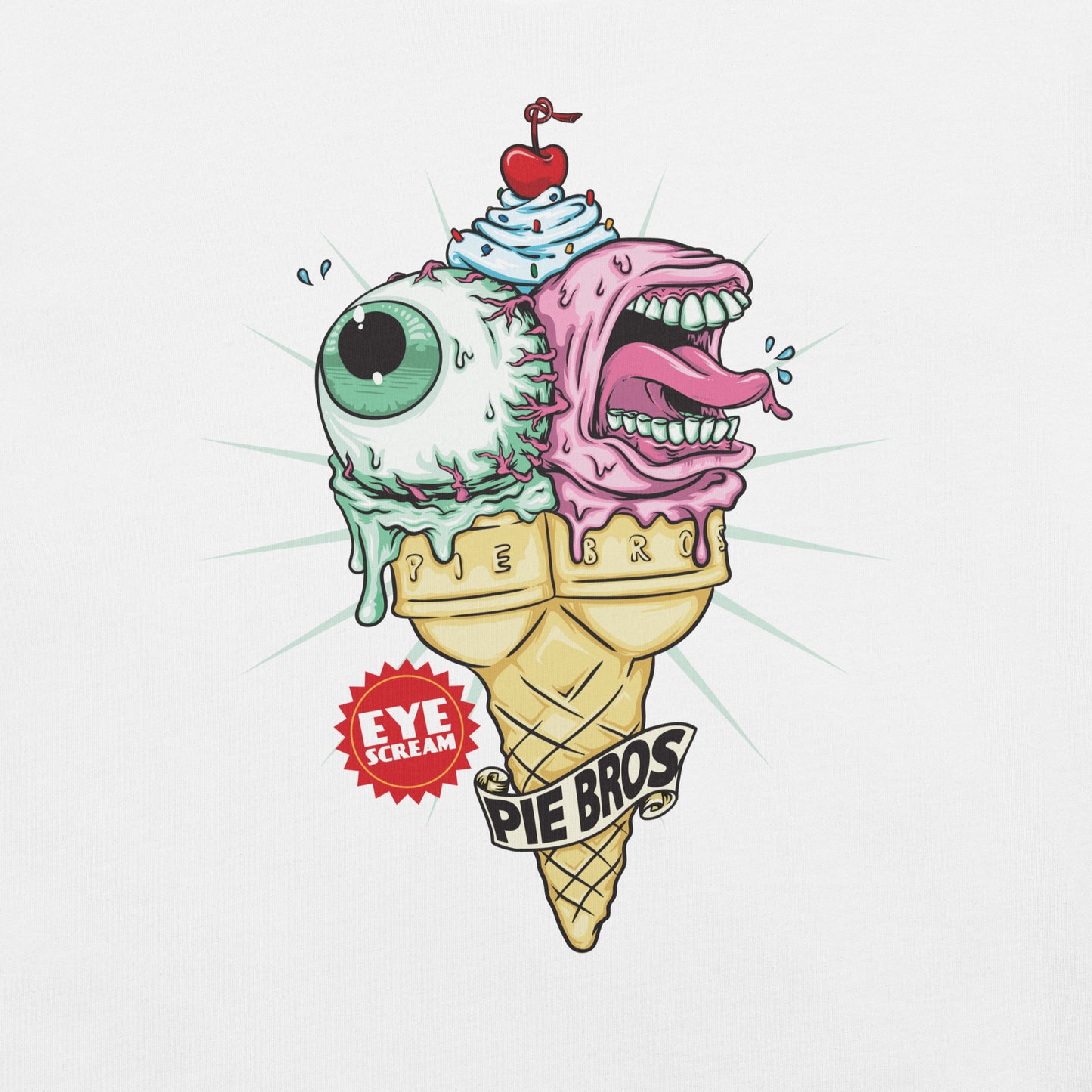 Eye Scream T-Shirt Design - Pie Bros