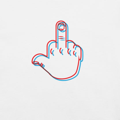 Flip Off in 3D Graphic Tee - Pie Bros 