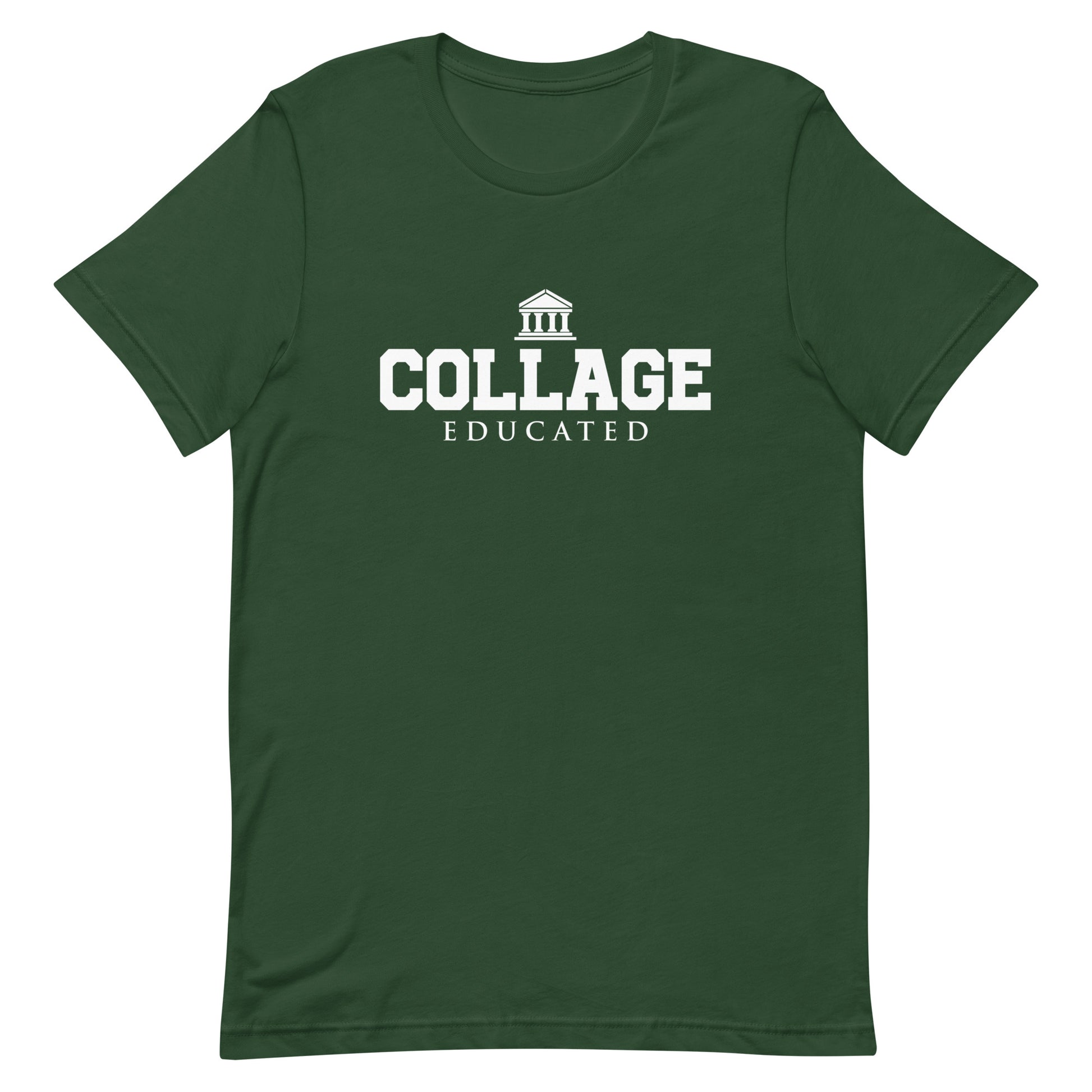 Funny Collage Educated T-Shirt - Pie Bros 