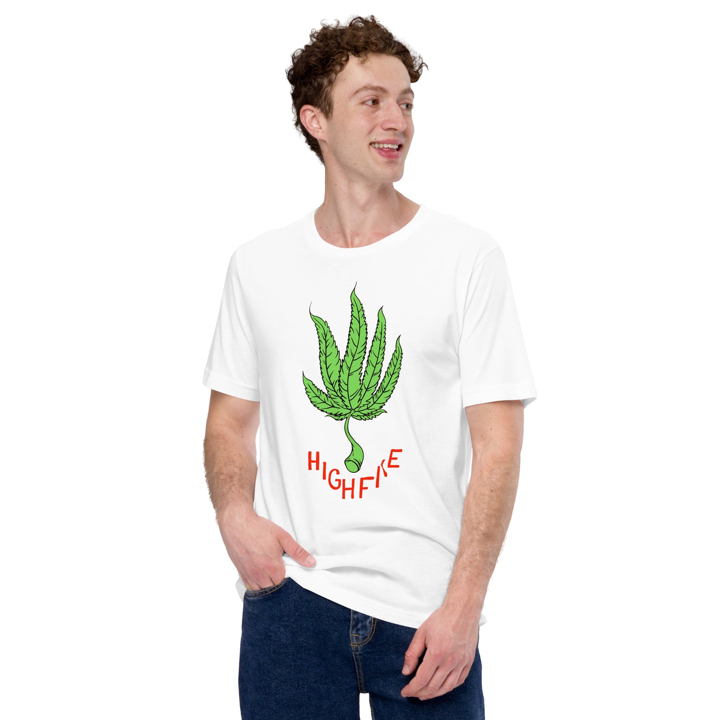 High Five Marijuana Graphic Tee - Pie Bros