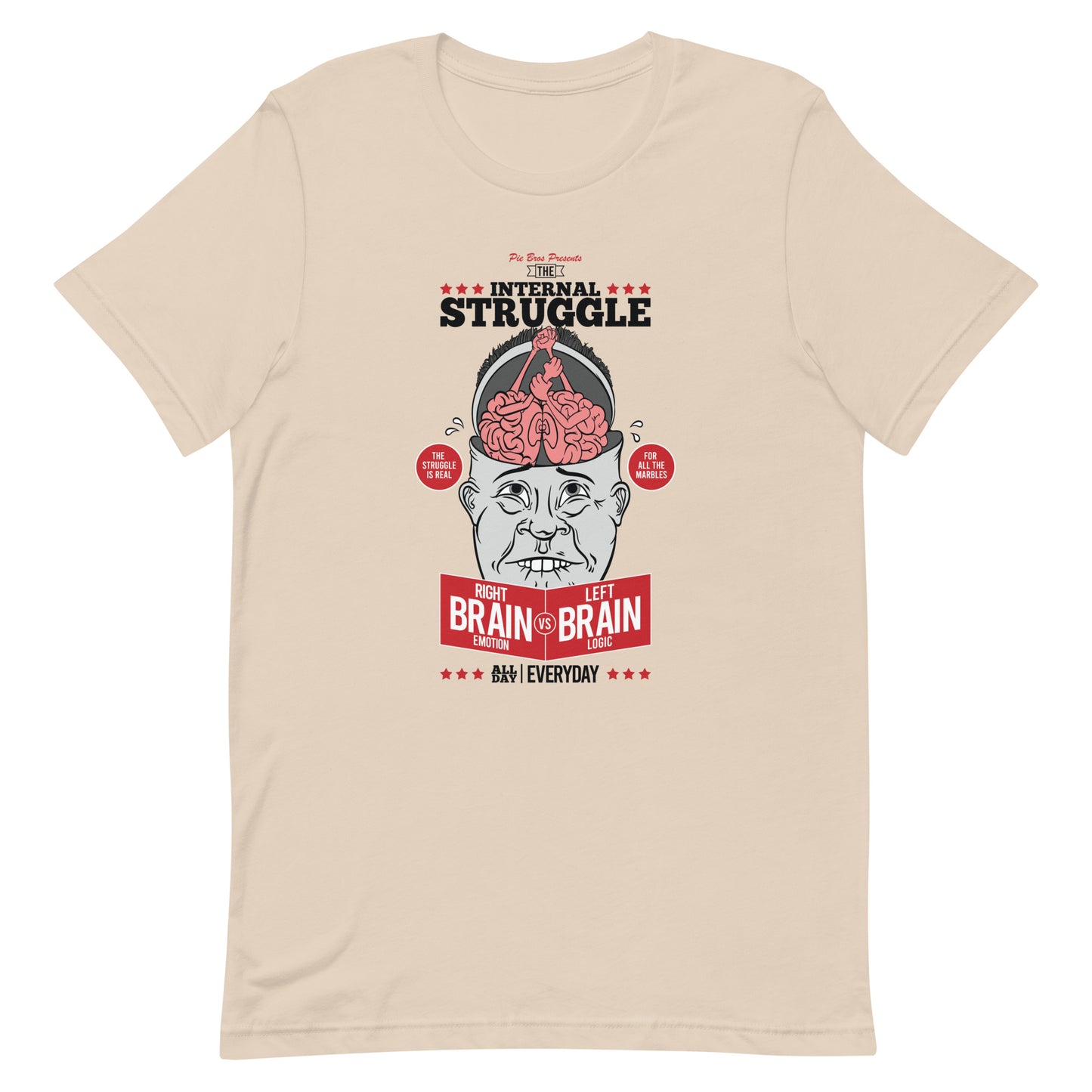 Internal Struggle Graphic Tee - Pie Bros