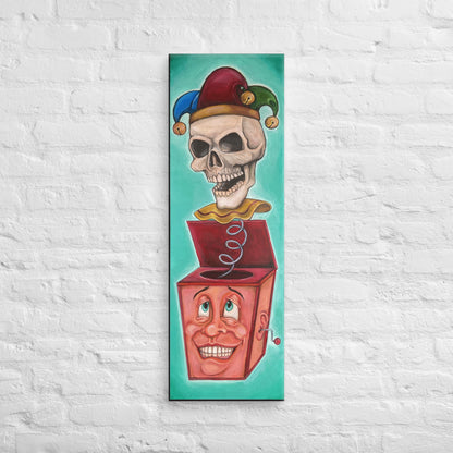 Jack on the box Canvas Print  - Pie Bros