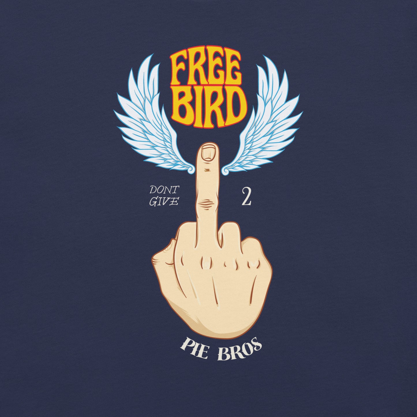 Middle Finger T-Shirt Design - Pie Bros