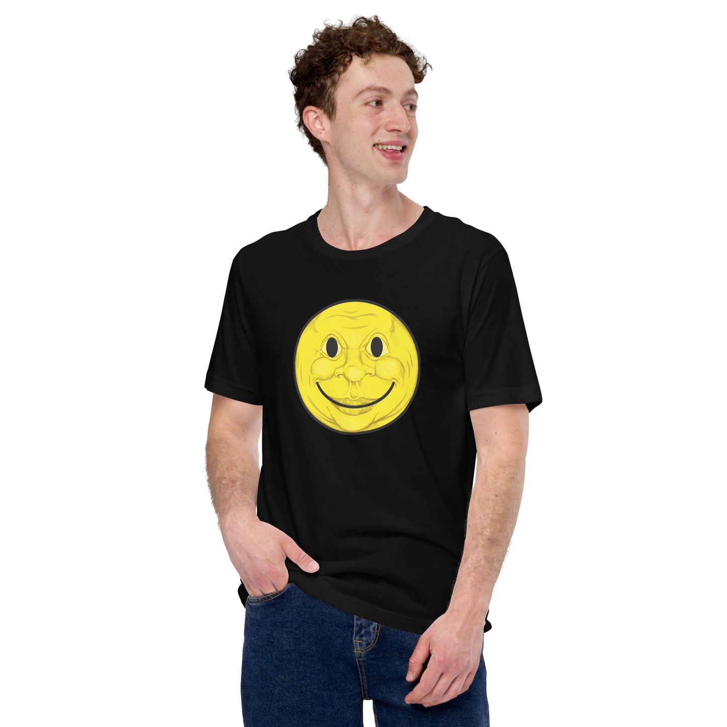 Smiley Face Graphic Tee - Pie Bros