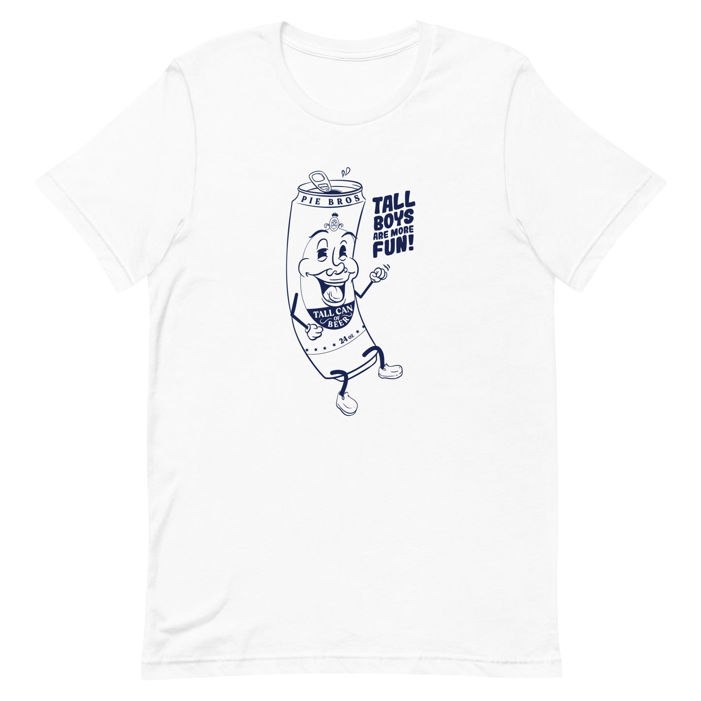 Tall Beer Drinking Shirt - Pie Bros