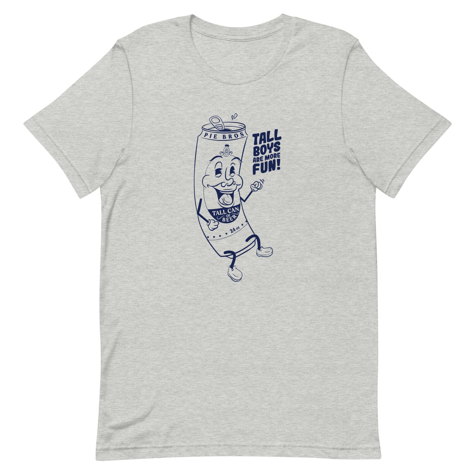 Tall Boys Beer Drinking Graphic Tee - Pie Bros