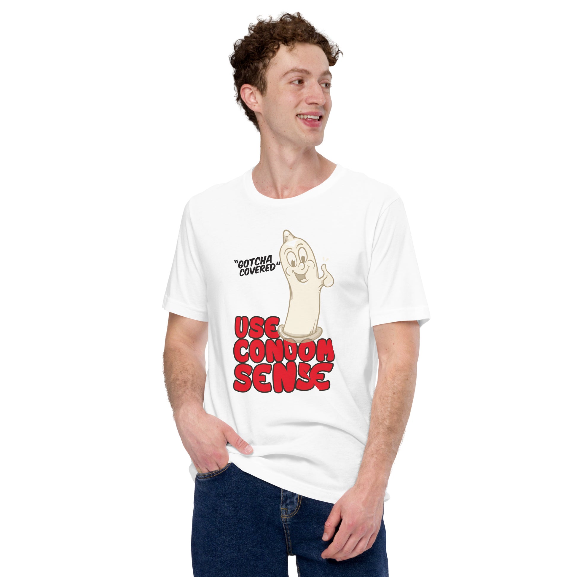 Use Condom Sense Graphic Tee - Pie Bros