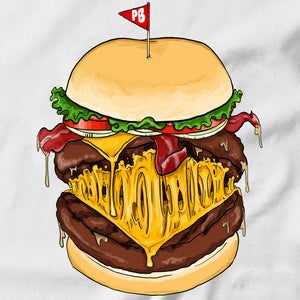Bacon Cheeseburger T-shirt - Pie-Bros-T-shirts