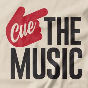Cue the Music T-shirt - Pie-Bros-T-shirts