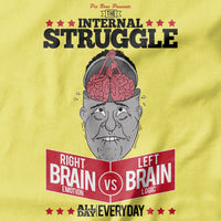 Internal Struggle T-shirt - Pie Bros T-shirts