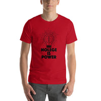 Red Knowledge is Power T-shirts - Pie Bros T-shirts