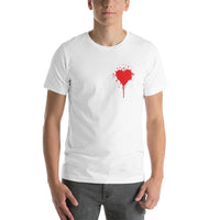 Splat Heart T shirt -Pie Bros T-shirt 