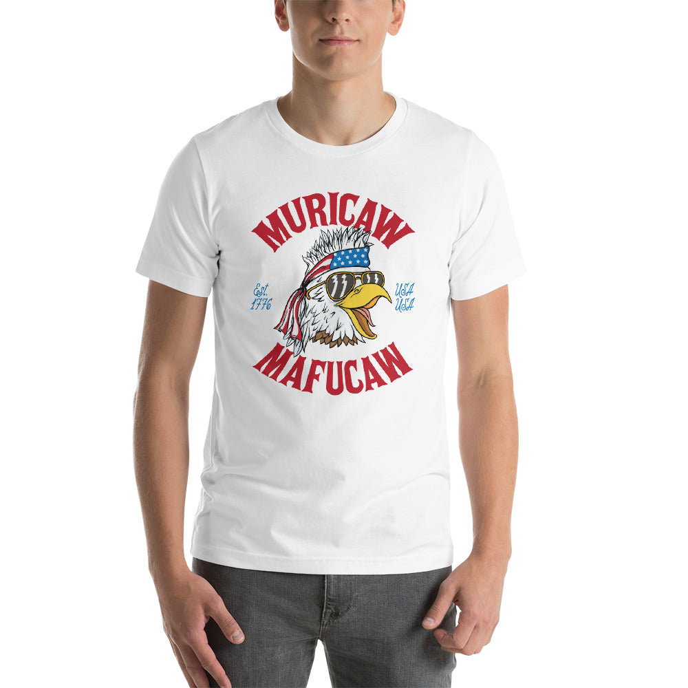 Pirat flise patrice Murica Eagle T-shirt - Funny T-shirts - Pie Bros