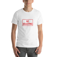 No Soliciting Graphic Tee - Pie Bros T-shirts