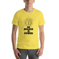 Knowledge is Power Funny T-shirt - Pie Bros T-shirts