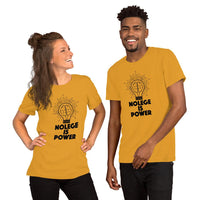 Knowledge is Power T-shirts for Guys and Girls - Pie Bros T-shirts